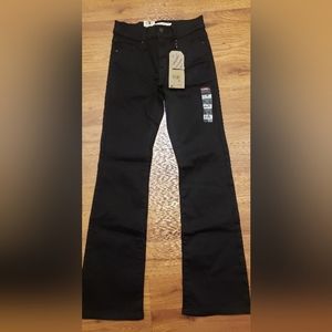 Levis 315 black shaping bootcut jeans size 25